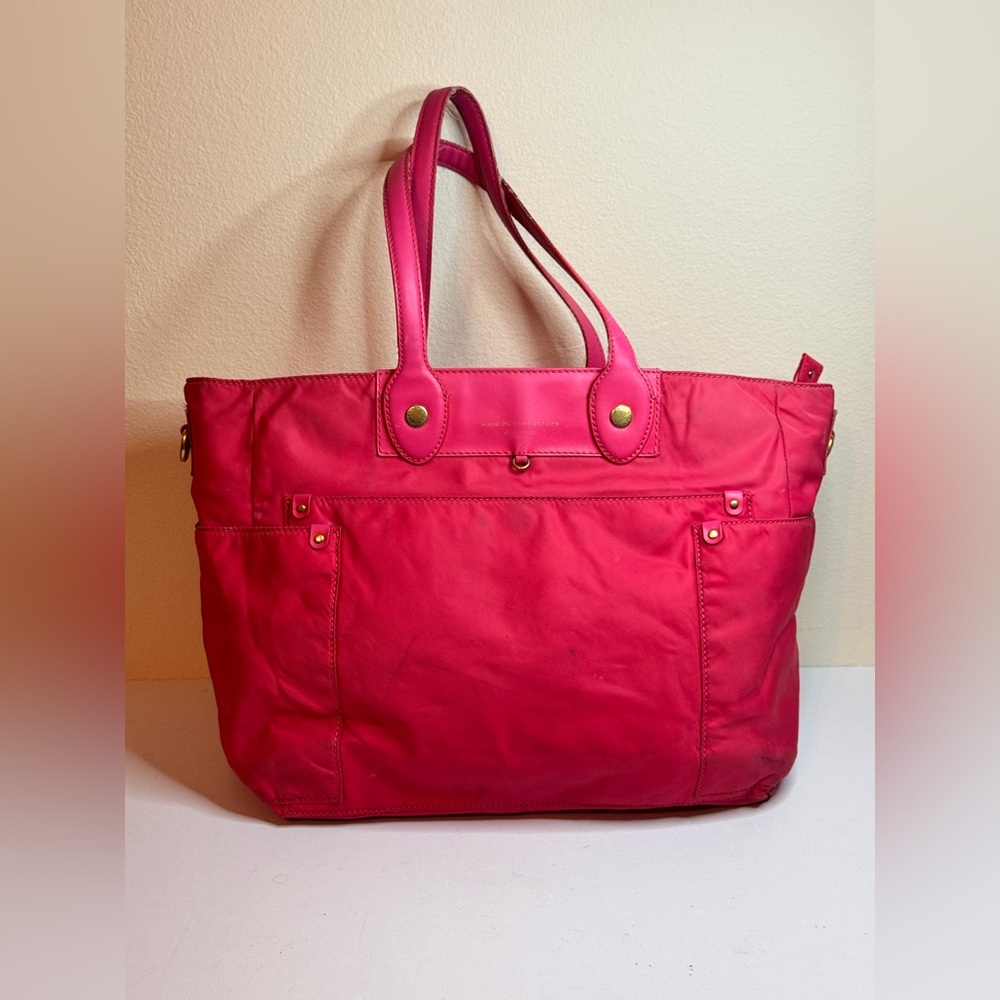 The Marc Jacobs Hot Pink Nylon Large Tote Bag